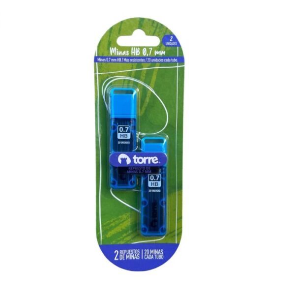 Set 2 Minas Repuesto de 20 UND de 0,7MM